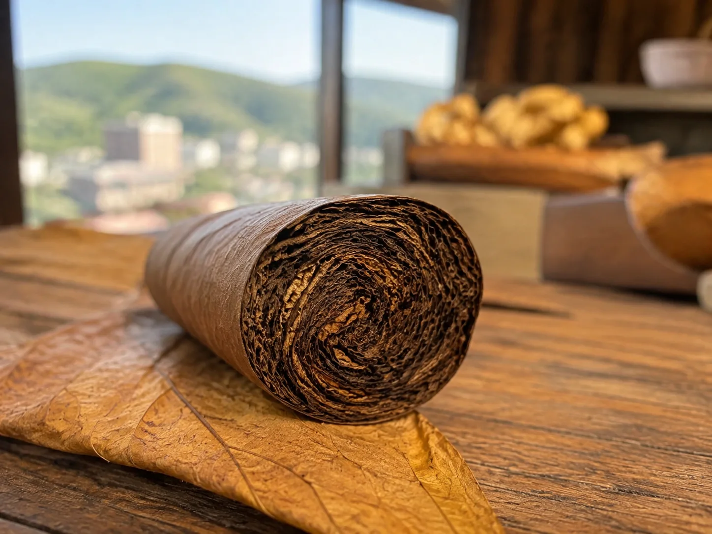 嘉義|雪茄三層結構怎麼看?茄衣、茄套與茄芯入門指南主題示意圖(Rosemama-san 原創)