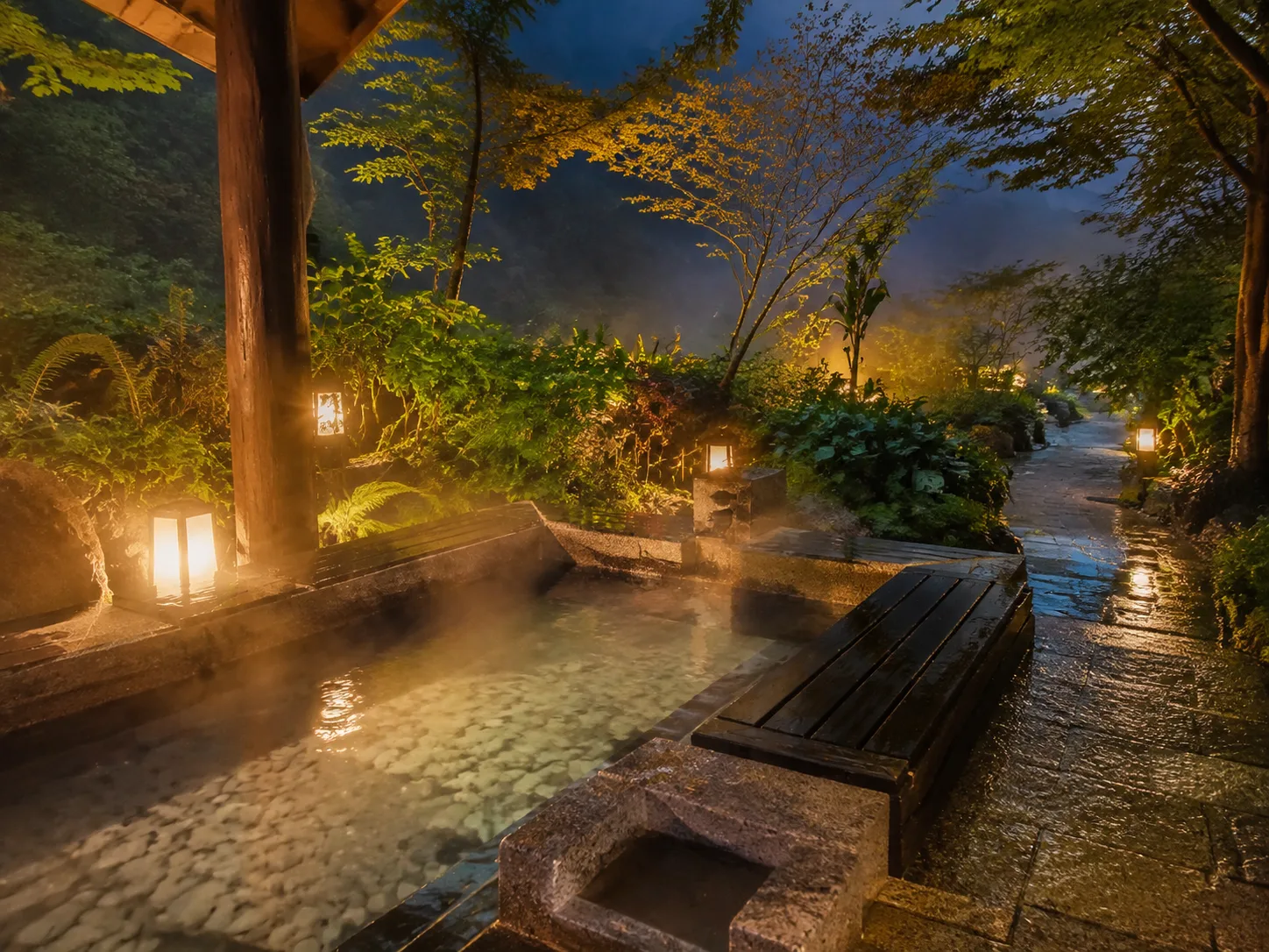 礁溪溫泉夜間約會|泡湯、晚餐與住宿安排指南封面