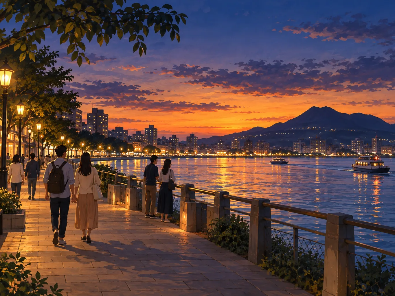 淡水晚上怎麼玩?夕陽後的散步與返程安排封面