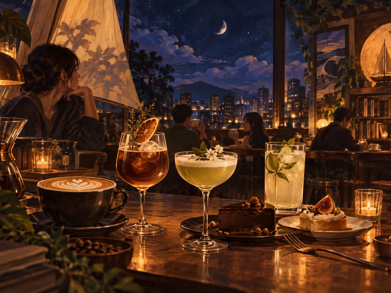 台中舟倉 Cabin Cafe：咖啡與茶調酒之間的巷弄夜晚封面