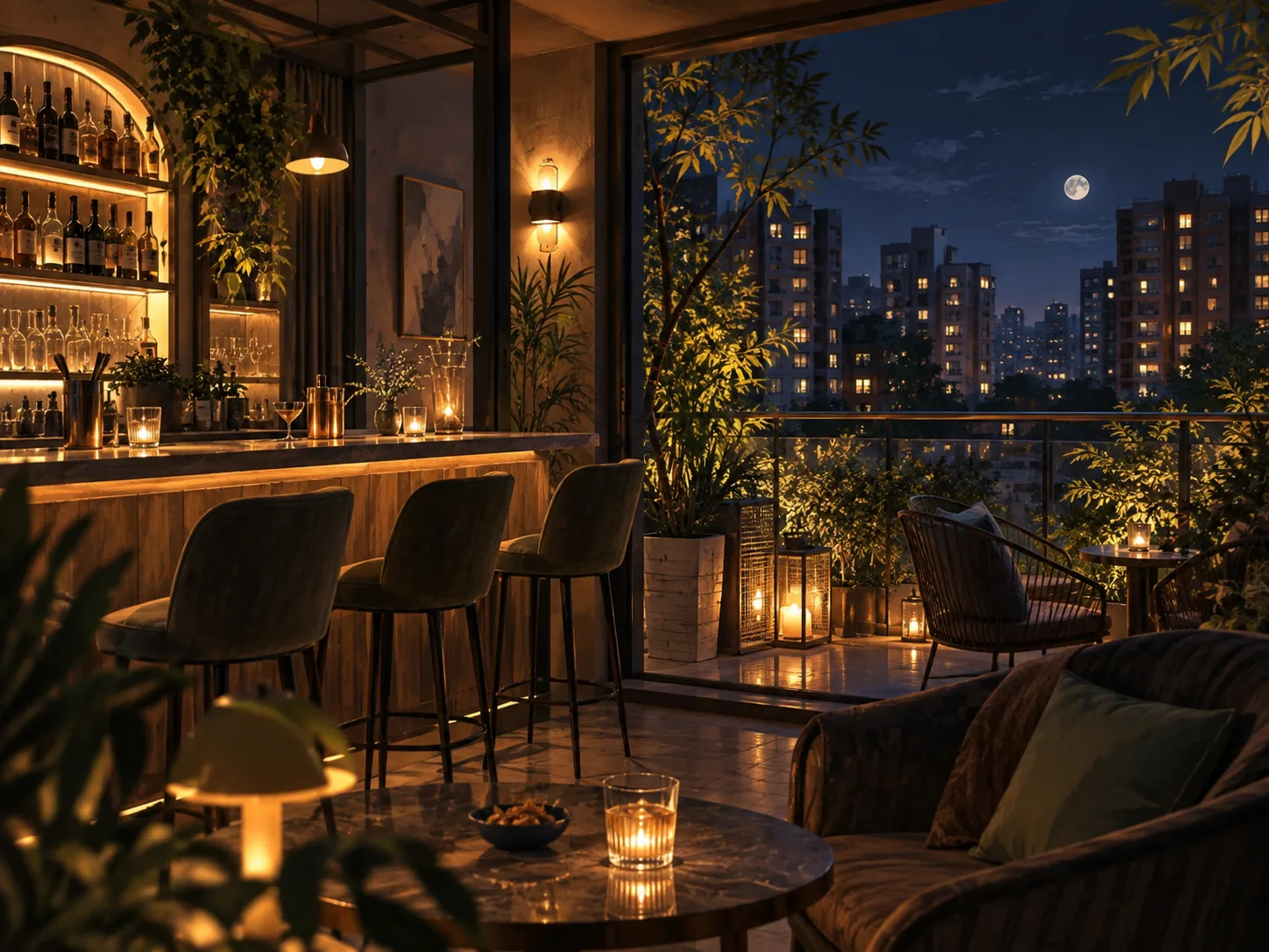 竹北 Bar Balcony 陽台酒吧：住宅街區裡，從創意調酒到完整餐食封面